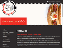 Tablet Screenshot of fatfranks.ca